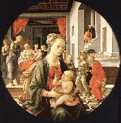 Madonna and Child with Stories from the Life of St.Anne Fra Filippo Lippi